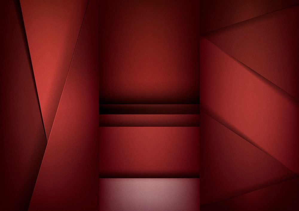 Set of abstract background designs in dark red