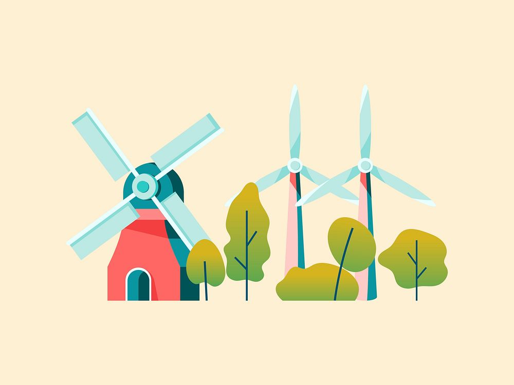 Saving energy with wind power