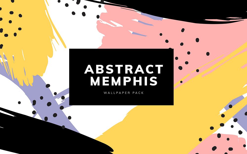 Colorful geometric Memphis style background