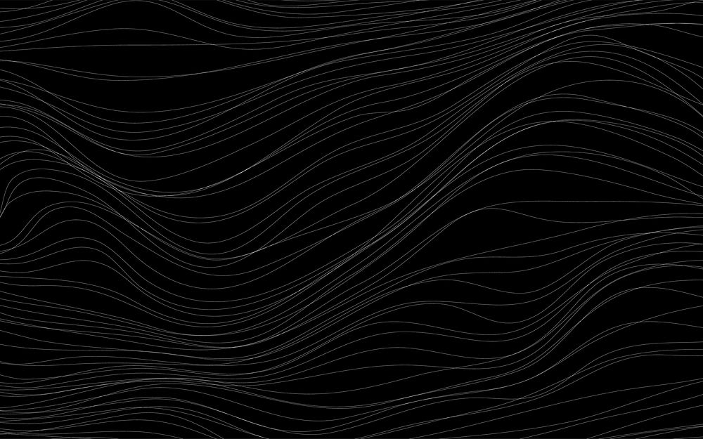 Wave textures black background vector | Premium Vector - rawpixel