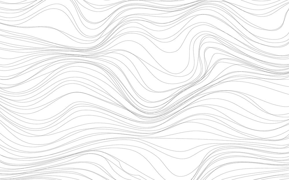 Wave textures white background vector