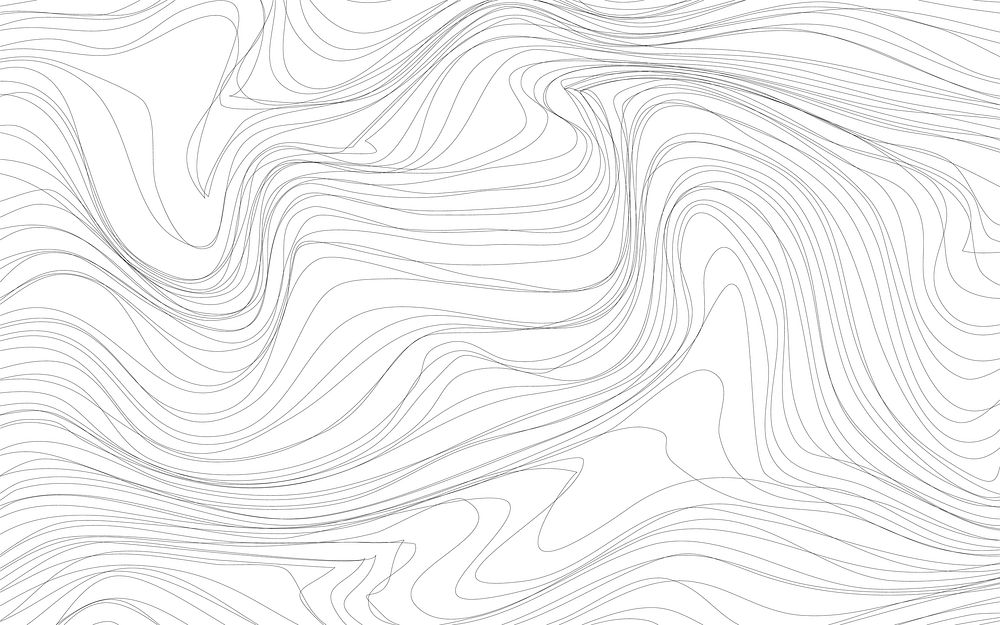Wave textures white background vector
