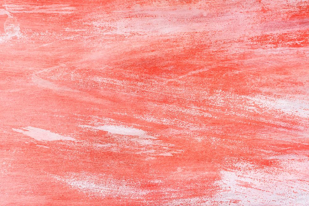 Red paint on a canvas