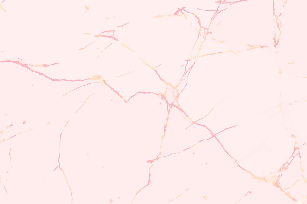 Pink marbled background print vector