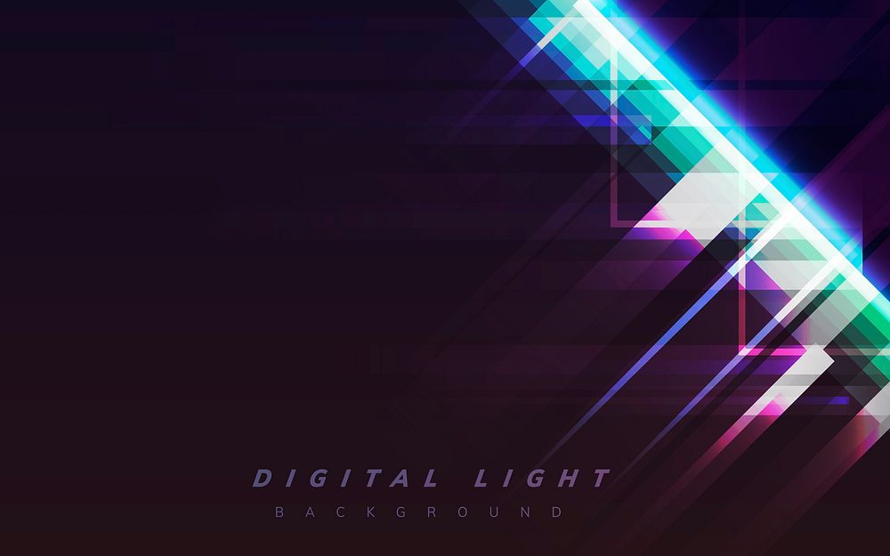 Abstract light poster design vector