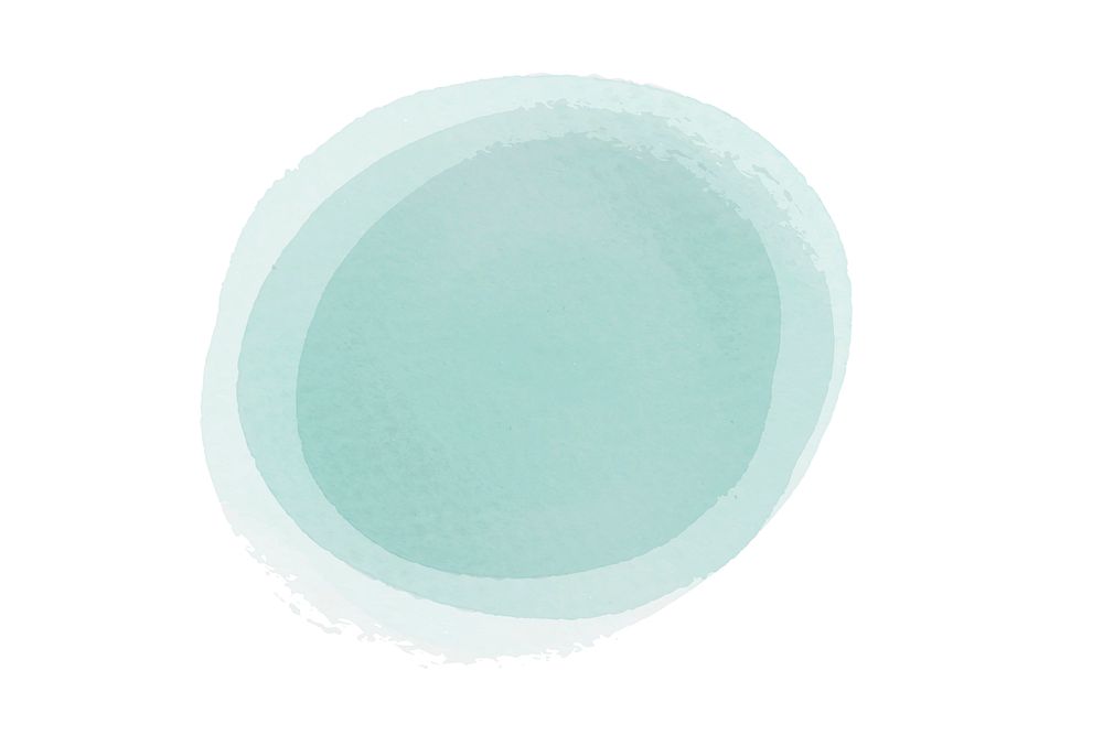 Pastel green watercolor background vector