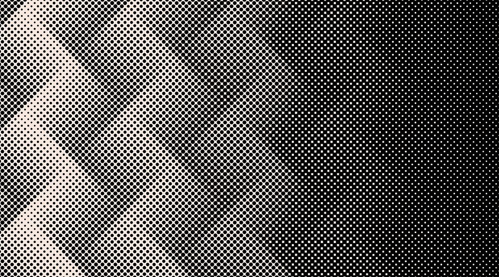 Black and beige halftone gradient background vector