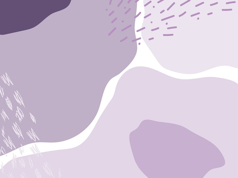 Purple and white Memphis design pattern vector
