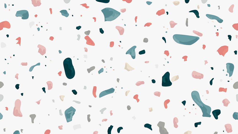 Colorful terrazzo abstract background pattern
