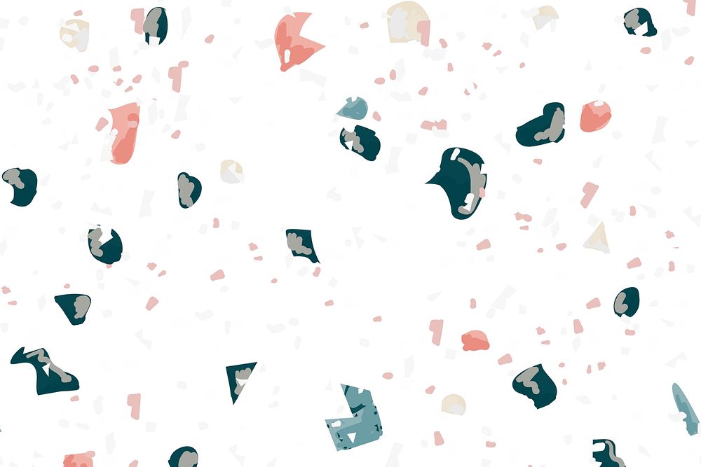 Terrazzo abstract pattern background psd on colorful marble background