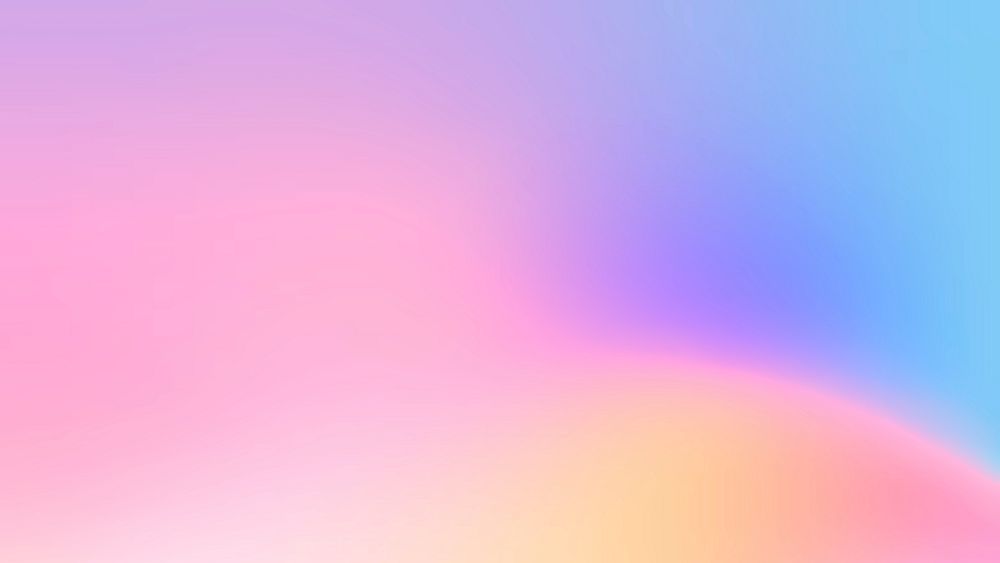 Pastel gradient desktop wallpaper, aesthetic colorful background
