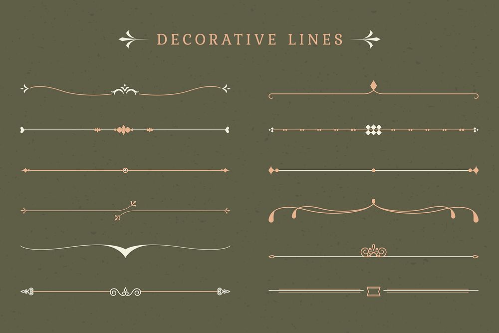vertical decorative lines