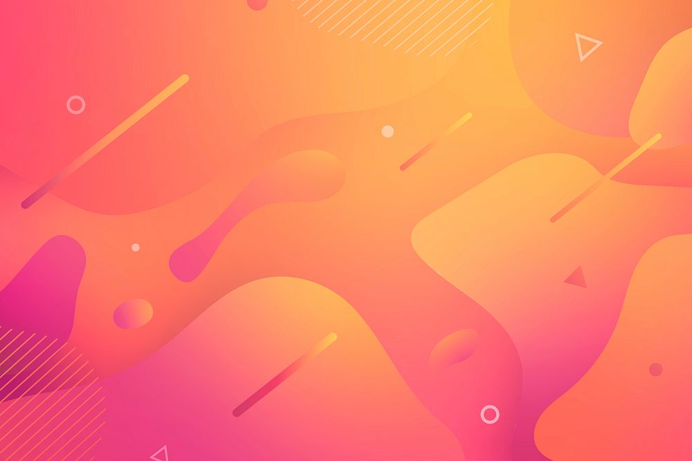 Orange abstract seamless patterned background vector