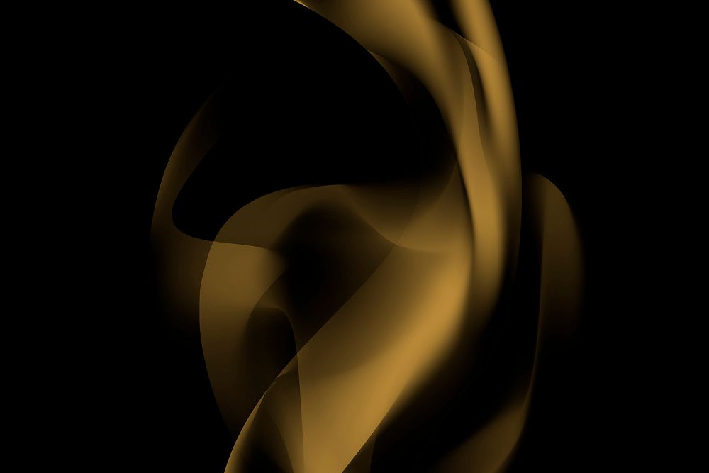 Yellow smoke abstract background vector
