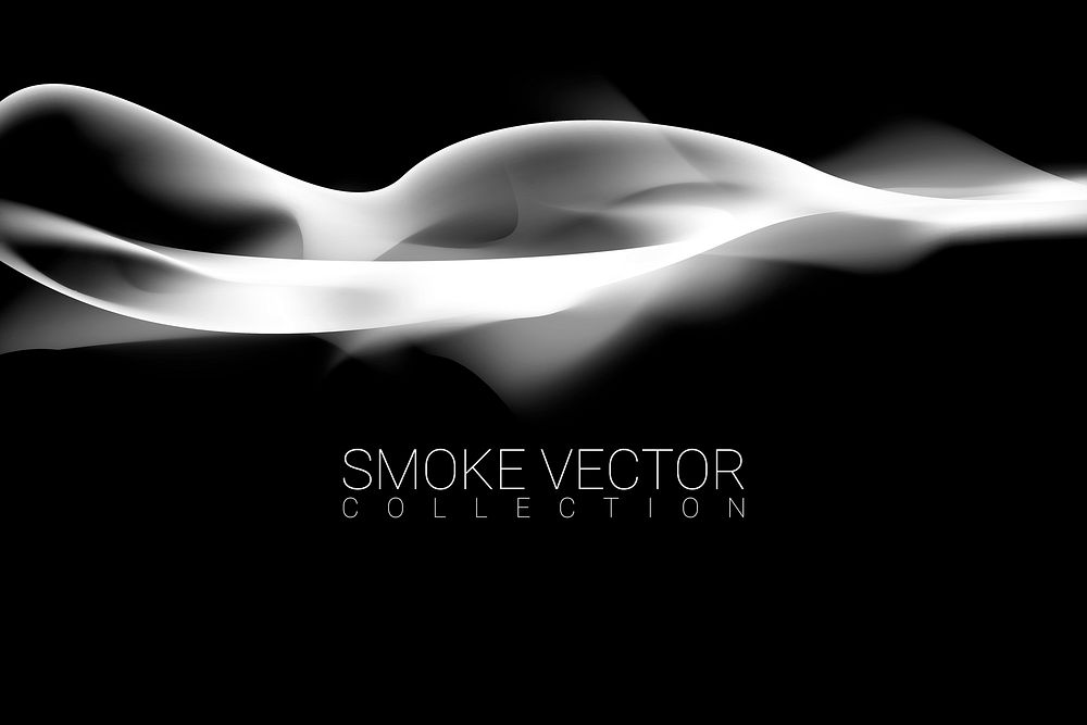 White smoke abstract background vector
