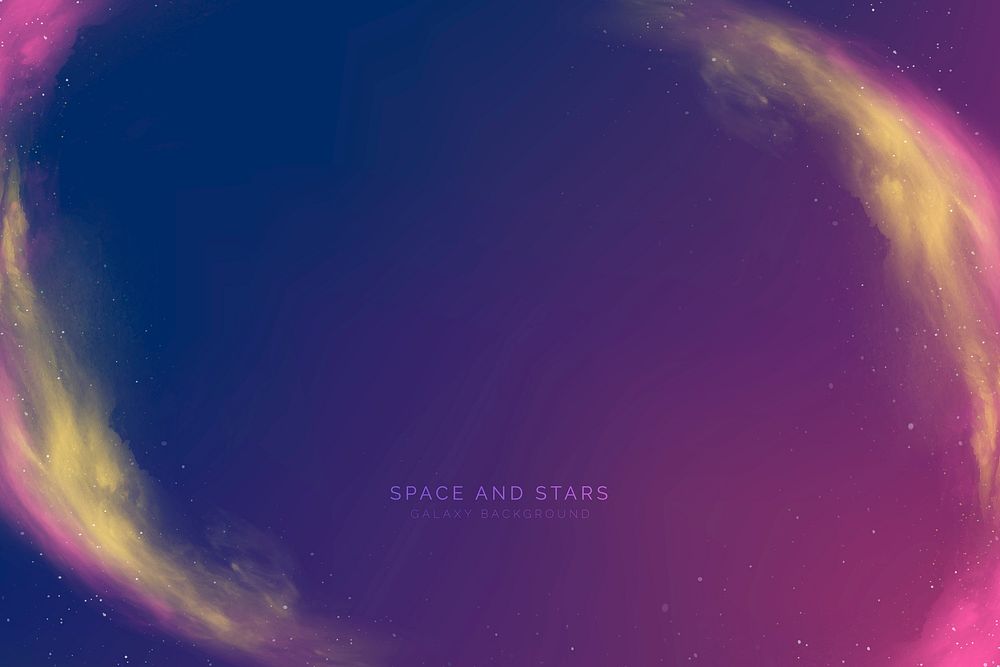 Colorful abstract nebula space background vector