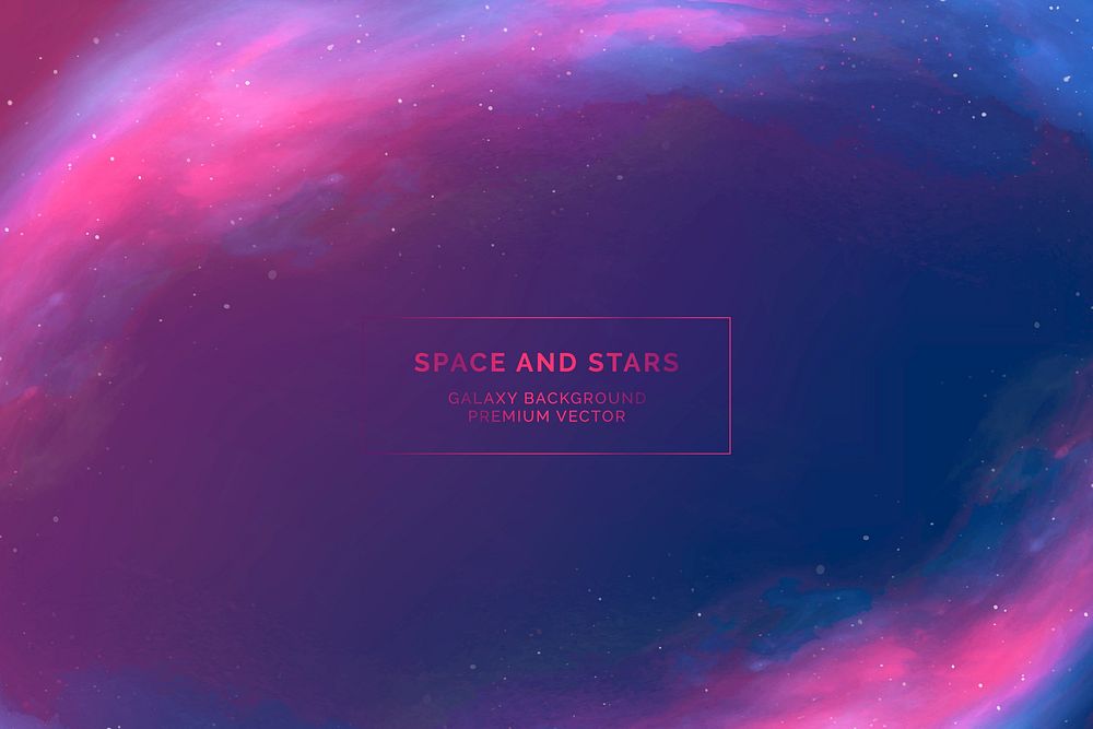 Colorful abstract nebula space background vector