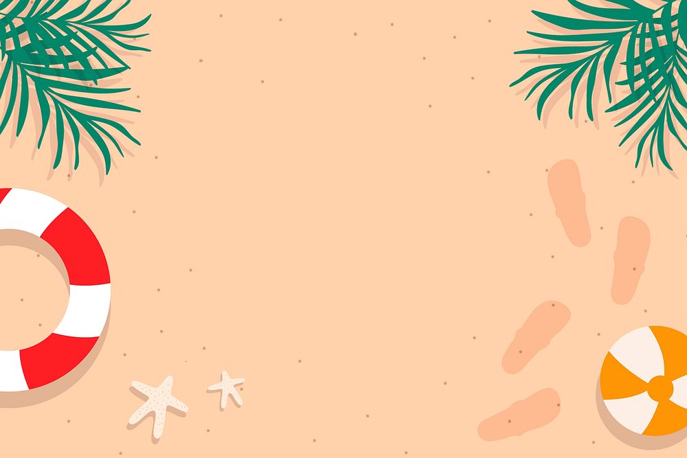 Summer by the seaside design vector