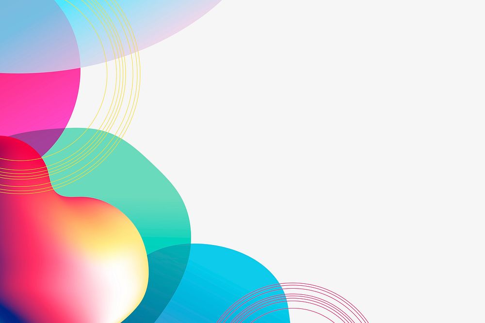 Colorful abstract gradient background vector