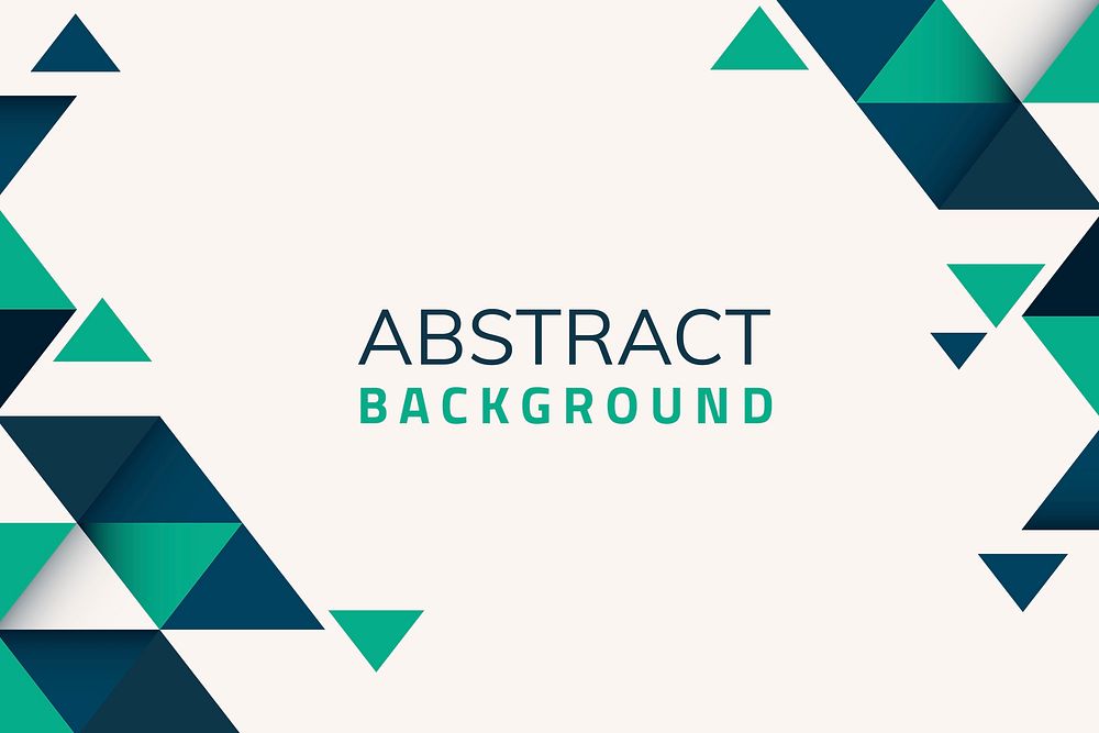 Geometrical background. High Resolution Blue and Green abstract vector