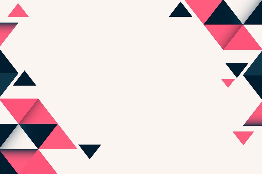 Abstract pink and gray geometric background vector