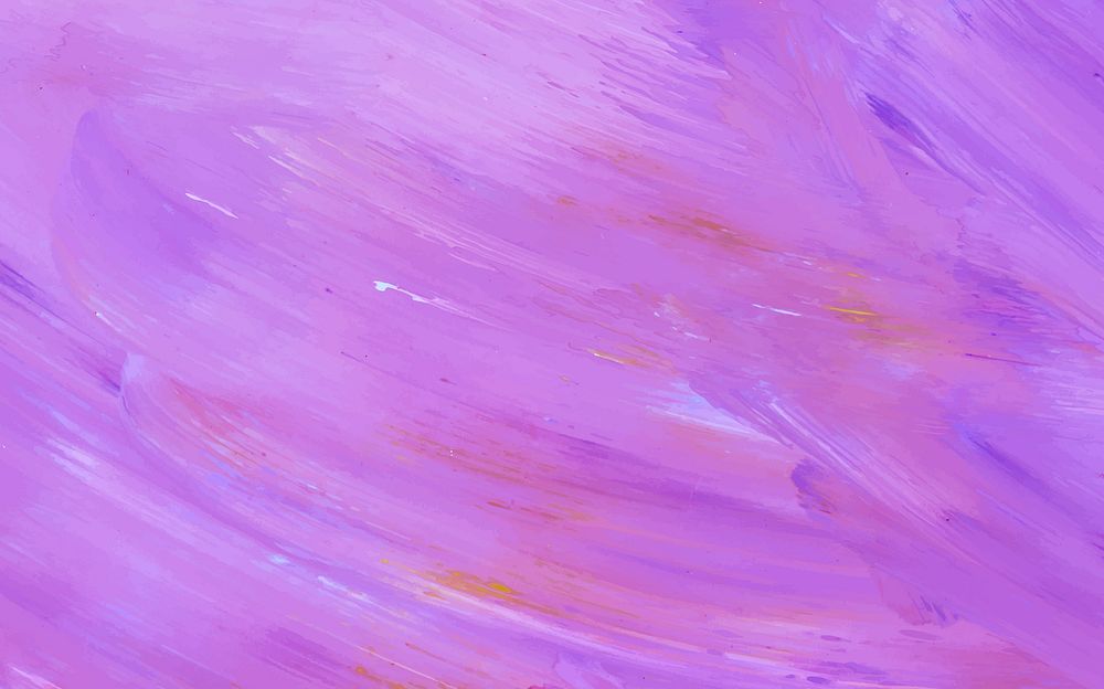 Purple abstract acrylic brush stroke textured background vector