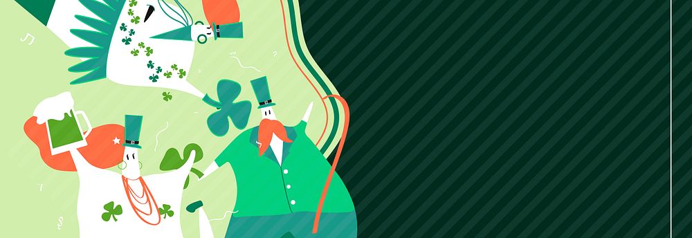 St. Patrick's Day banner vector