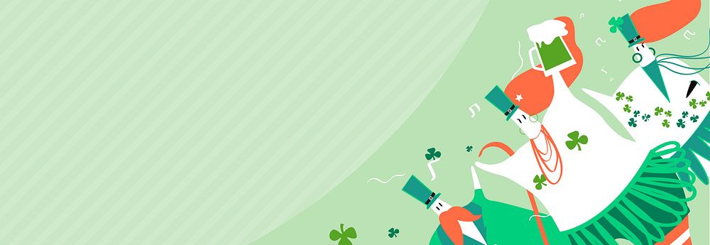 St. Patrick's Day banner vector