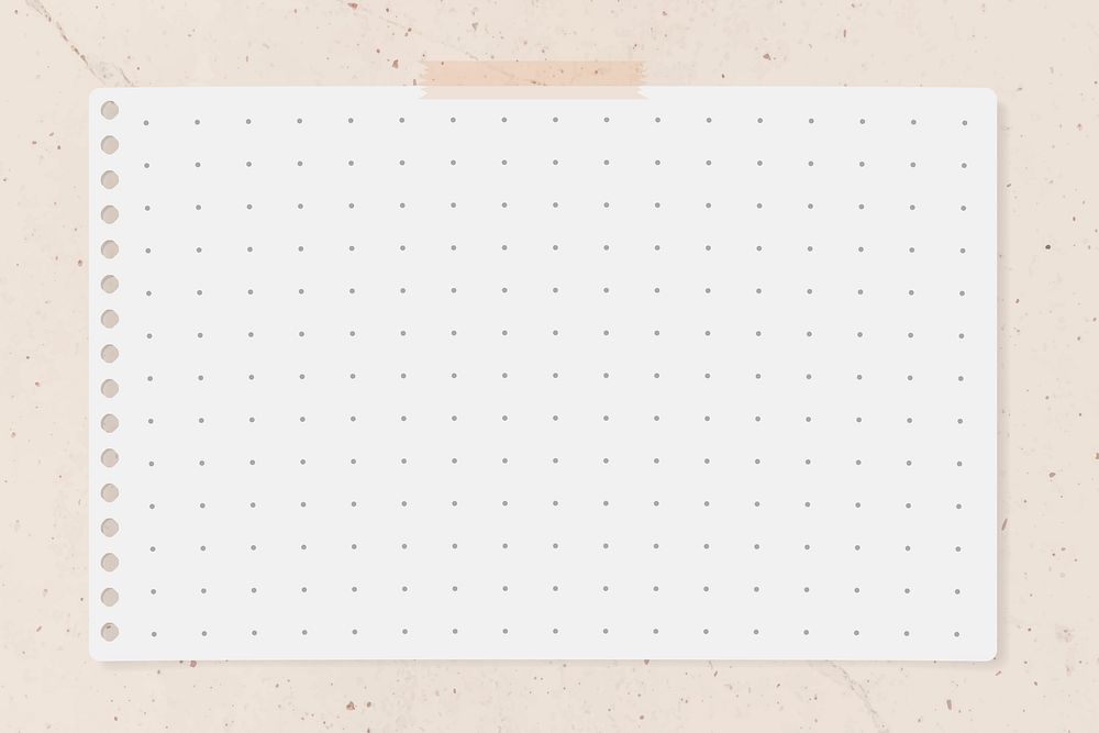 Blank note paper texture background vector