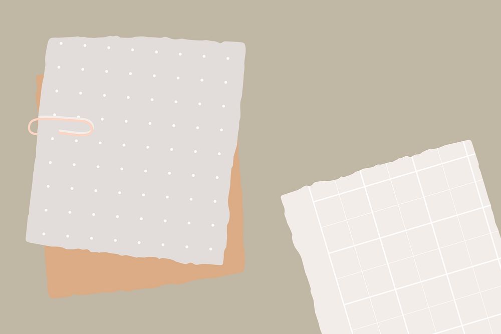 Square notepaper template vector collection