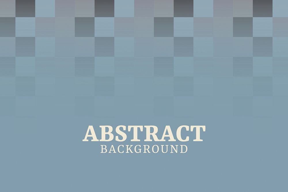 Grayish blue abstract square mosaic background vector