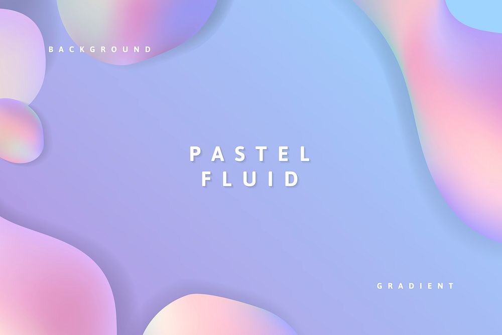 Purple pastel fluid design vector