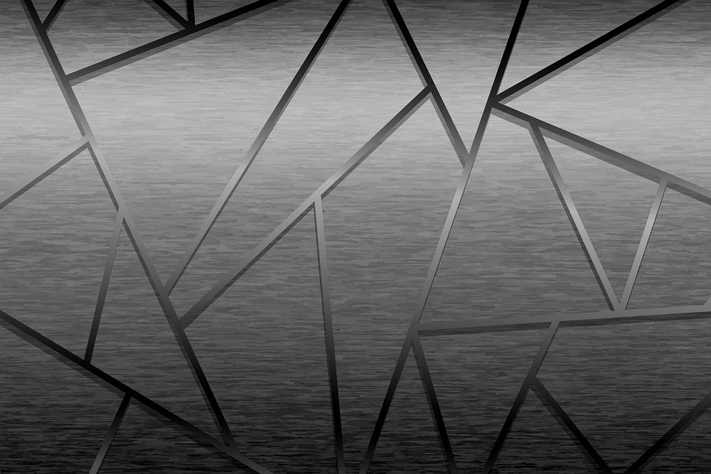 Black geometrical shaped background vector