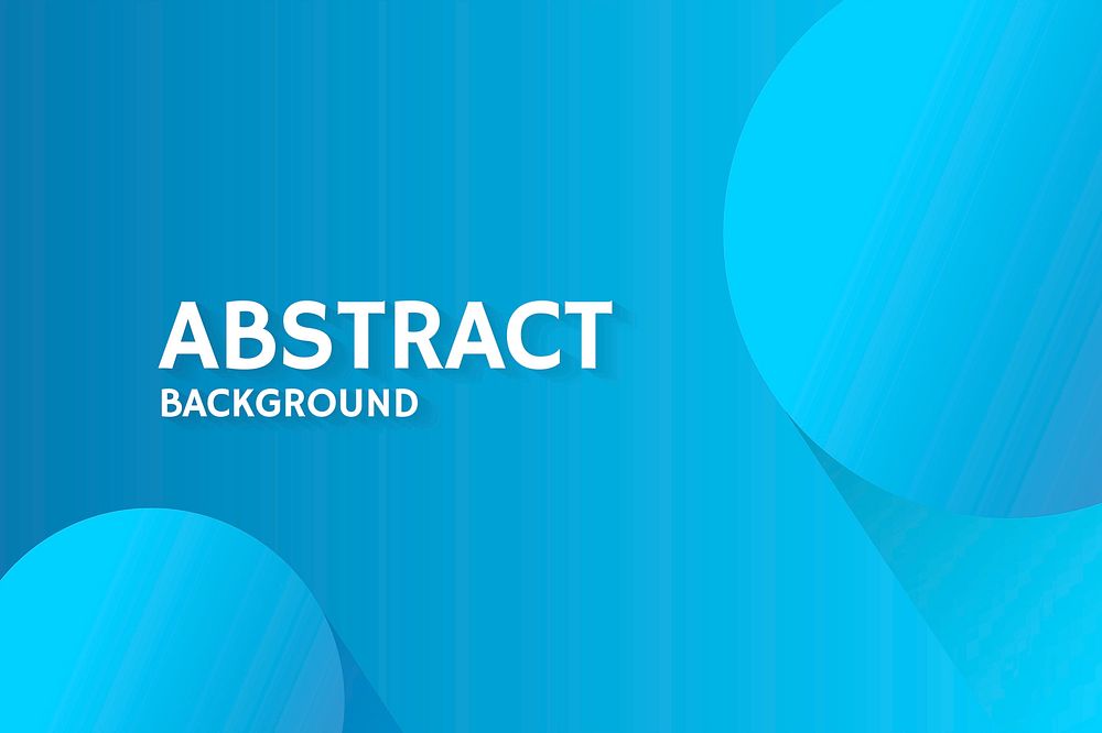 Round blue abstract background vector
