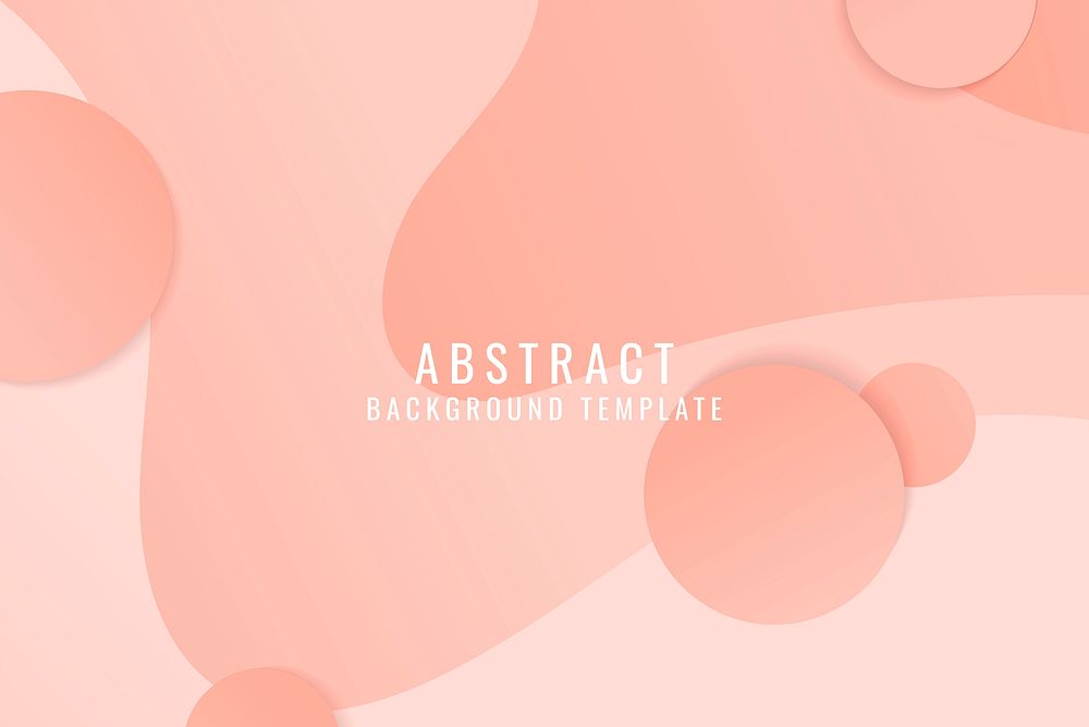 Pink flowing abstract background vector