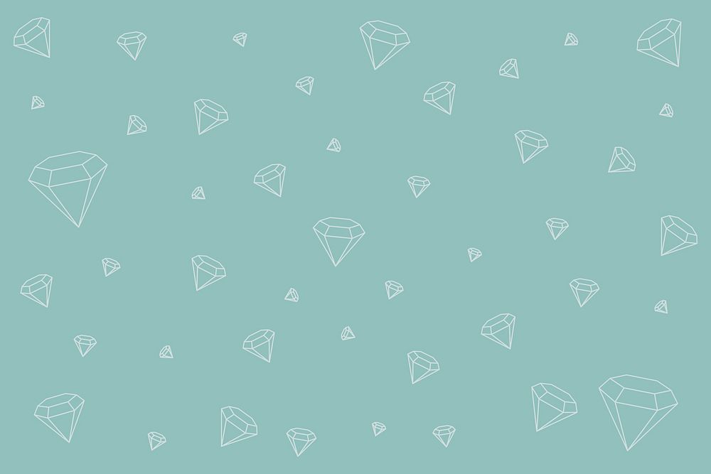 Geometric diamond design wallpaper vector