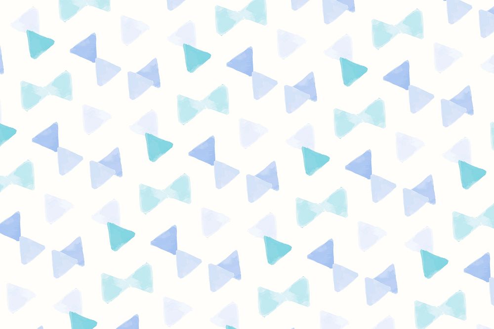 Blue triangle shaped seamless pattern  wallpaper vector