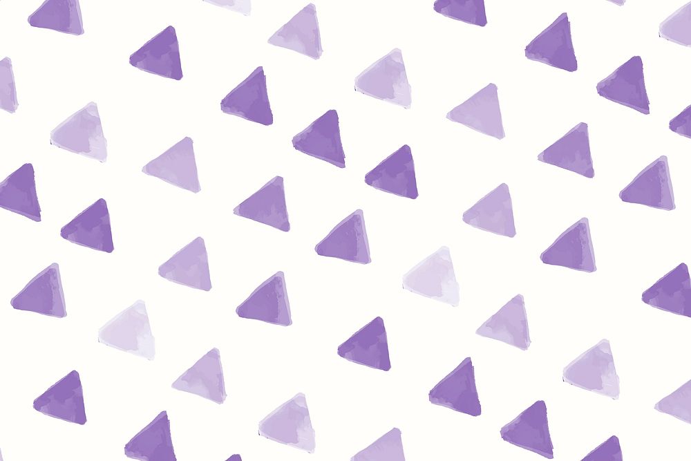 Purple triangle shaped wallpaper vector