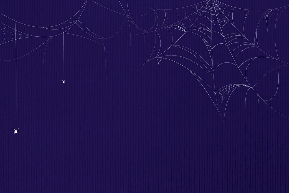 Spider web background template vector