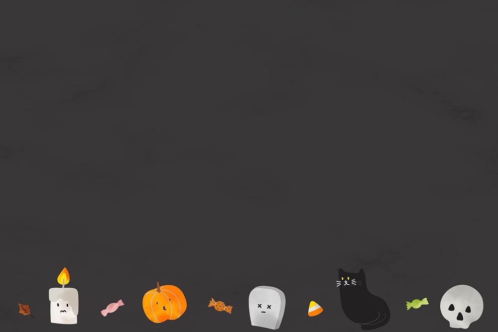 Cute Halloween pattern  background vector template