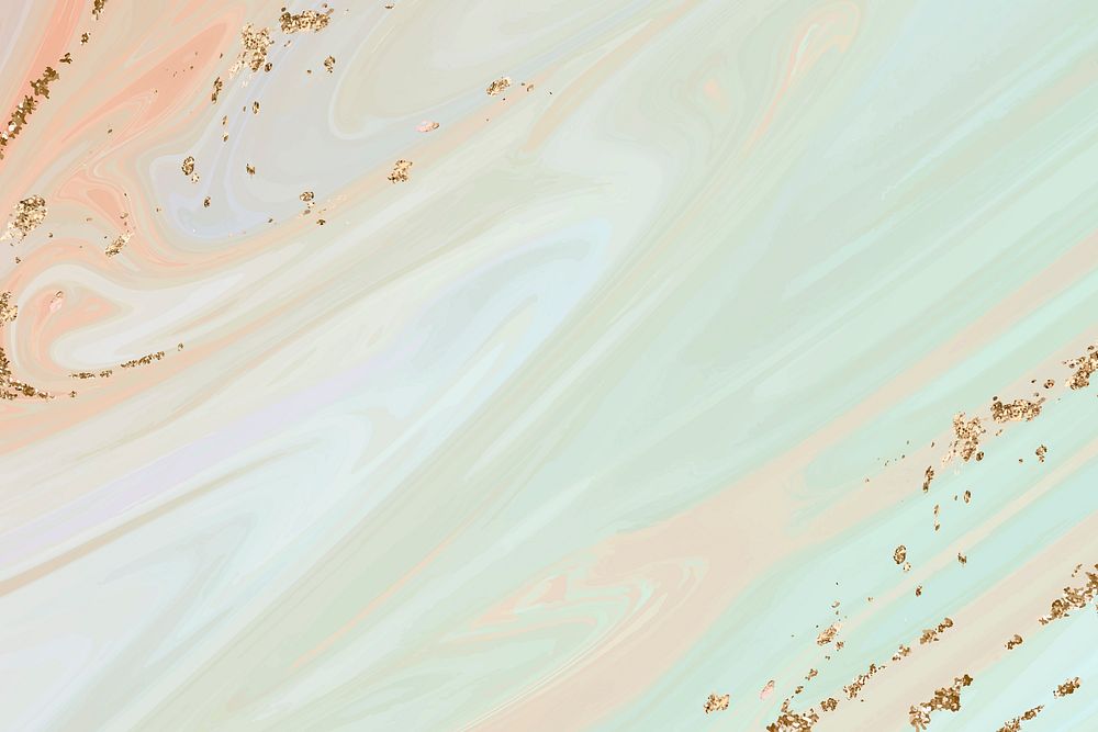 Greenish fluid patterned background vector