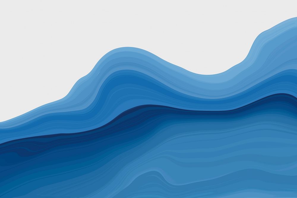 Blue and white fluid patterned background illustration