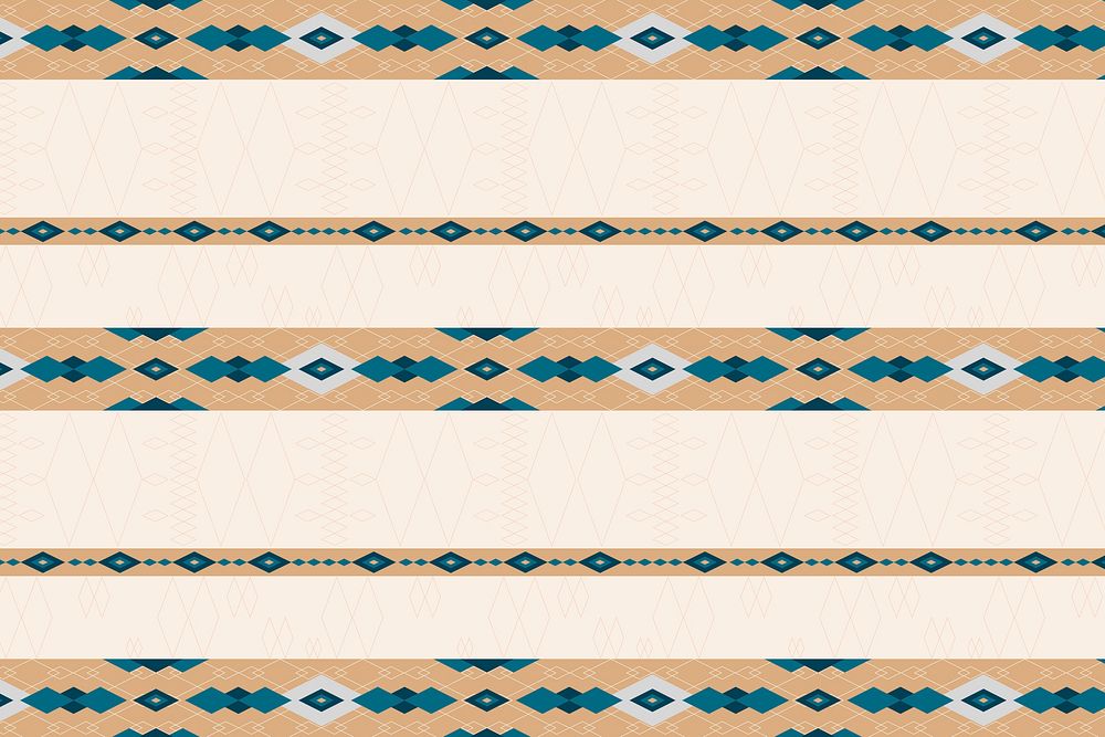 Beige seamless geometric patterned wallpaper vector
