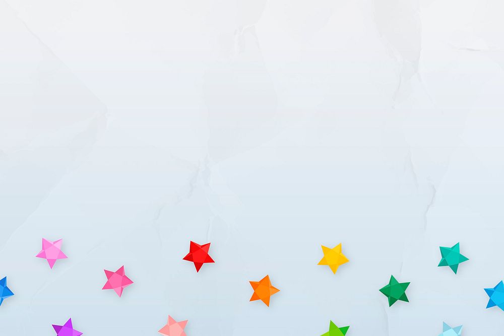 Colorful stars frame design vector