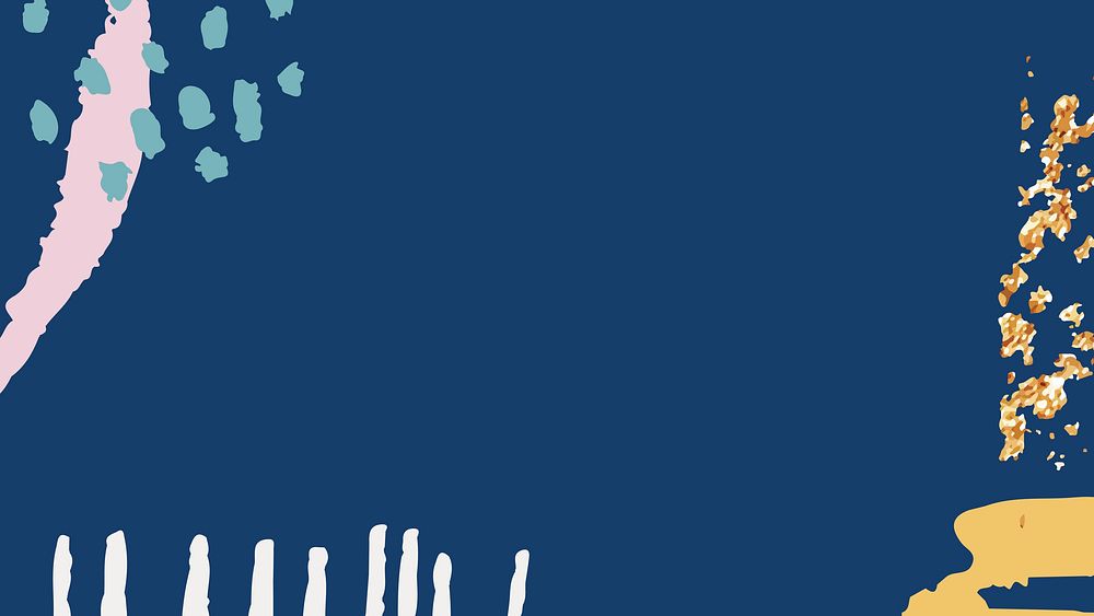 Blue scribble patterned background vector