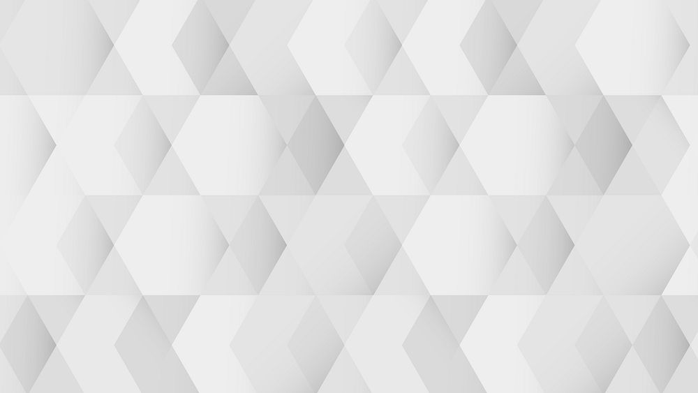 White and gray geometric pattern background mobile phone wallpaper vector