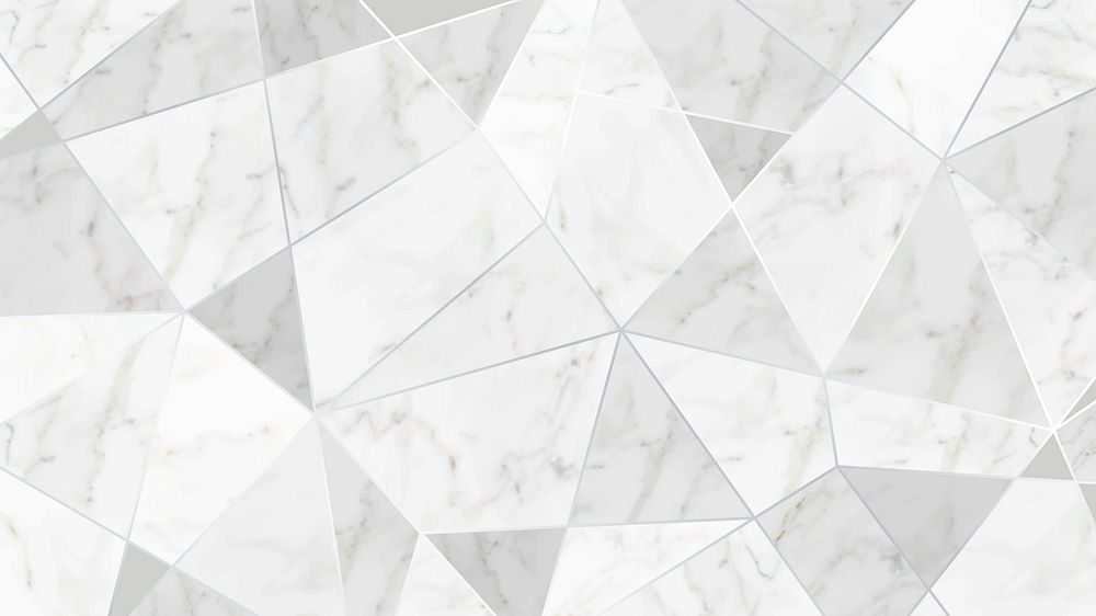 Gray triangular wallpaper design vector