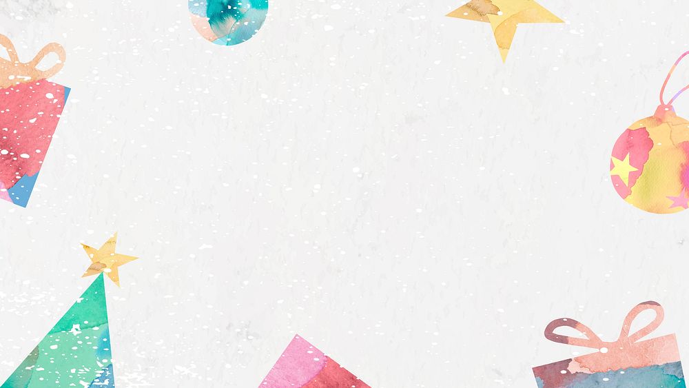 Christmas pattern frame on white background vector