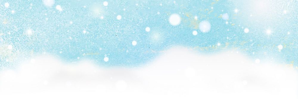 Watercolor painting of a snow scene vector