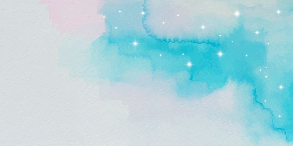 Blue and pink watercolor gradient background vector